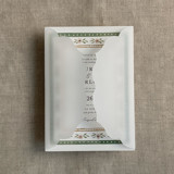 Alba vellum Jackets for 5x7 card | pack of 10 Invitation Jackets and Overlays