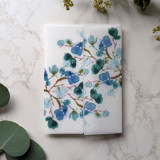 Sweet Pea Watercolor Vellum Wrap | Set of 10 Invitation Jackets and Overlays