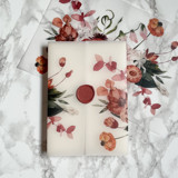 Fall Floral Vellum Jacket for Wedding Invitation (10 Pack) Invitation Jackets and Overlays