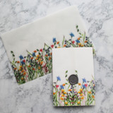 Field of Wildflowers | Set of 10 Floral Vellum Jackets Invitation Jackets and Overlays