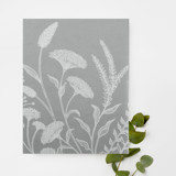 Delicate White Floral Vellum Invitation Overlay, Qty 10 Invitation Jackets and Overlays