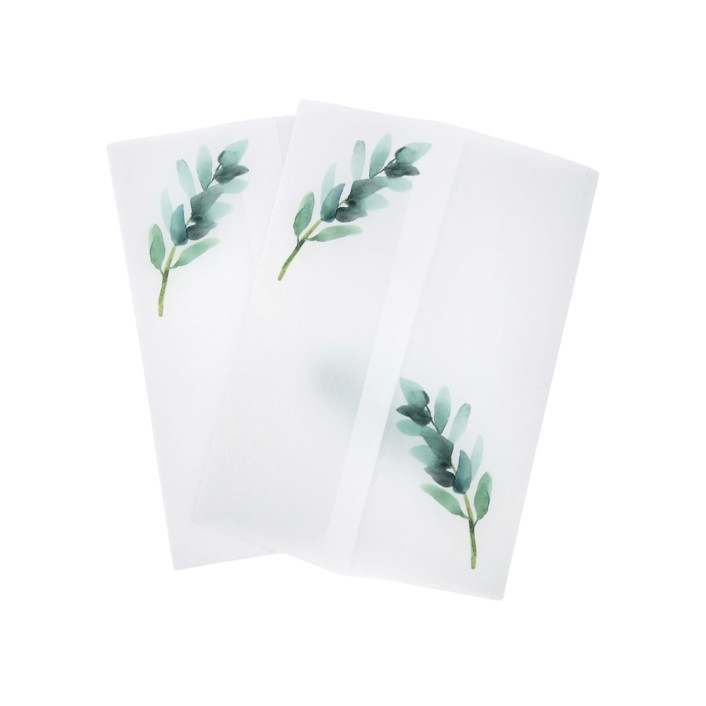 Soft Greenery Vellum Jacket (Sets of 10) Invitation Jackets and