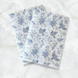 Blue Chinoiserie Vellum Jackets (Set of 10) Invitation Jackets and Overlays