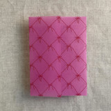 Pink garnet bow colored vellum wrap for 5x7 card | pack of 10 Invitation Jackets and Overlays