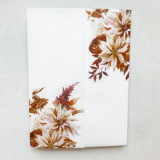 Falling in Autumn | Set of 10 Floral Vellum Jackets Invitation Jackets and Overlays