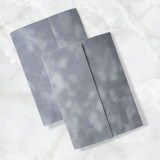 Gray Velvet Wedding Invitation Wraps for 5 x 7 Cards (Set of 10) Invitation Jackets and Overlays