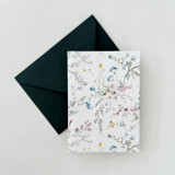 Elegant Floral Wedding Invitation Vellum Jacket Invitation Jackets and Overlays