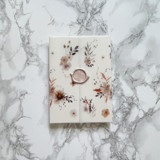 Neutral Fall Wildflower Vellum Jacket (10 Pack) Invitation Jackets and Overlays