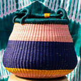 Zoore Color Block Basket Medium Decorative Storage