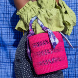 Piiki Bag in Fuchsia Decorative Storage