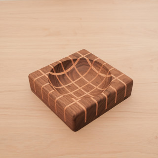 Lattice trinket tray (Walnut) Decorative Storage