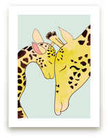 Mama and Baby Giraffe by Char-Lynn Griffiths