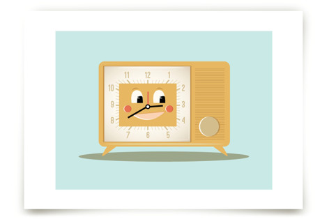 Mister Clark-Radio Children's Art Prints