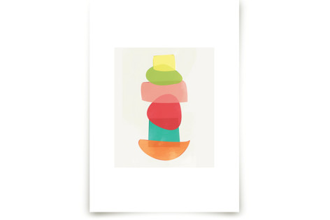 Shape Stack Children's Art Prints