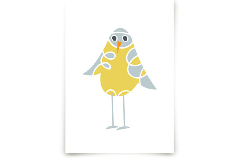 Sweet Baby Bird Children's Art Prints