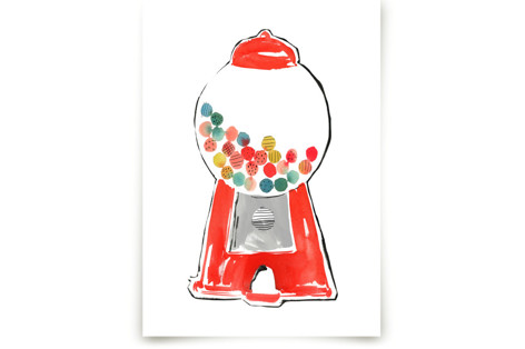 Gumball Machine Children's Art Prints