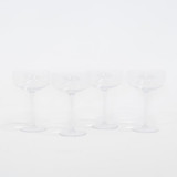SET OF 4 - SIREN STEMWARE // CHAMPAGNE COUPE IN CLEAR Glassware
