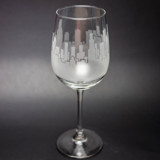 Chicago, Illinois Skyline Wine Glass Glassware