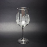 Houston, Texas Skyline Wine Glass Glassware