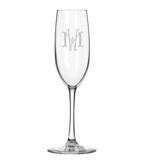 Custom 8 oz. Glass Champagne Flute Glassware