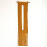 Key-hole in Mustard Original Textile Art