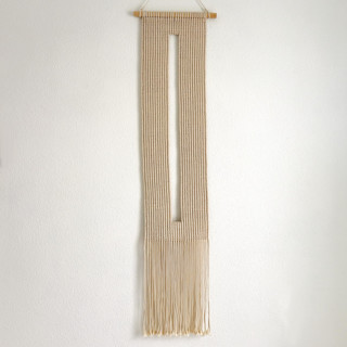 Key-Hole in Ivory Original Textile Art