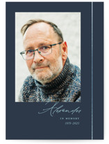 Foil-Pressed Memorial Cards