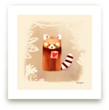 Red Panda Heart  by Tracy Ann