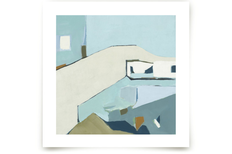 Hillside Blues Fine Art Prints by Karyn Denten Minted