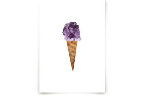 Amethyst Ice Cream Print Fine Art Prints