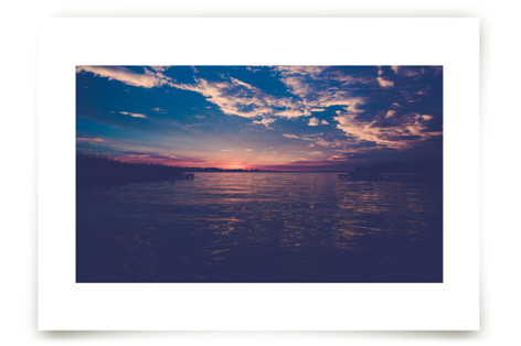 Blue sunset Fine Art Prints