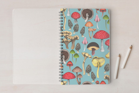 Wild Mushroom Fantasy Notebook