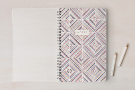 Herringbone Diamond Notes Notebook