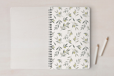 Mediterranean Olive Theme Notebook