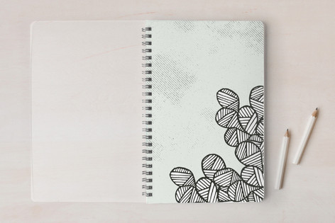 Patterned Cactus Notes Notebook