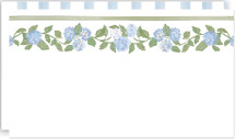 Pillowy border Mini Note Cards