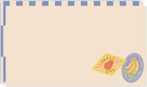 Fruit Stickers Mini Note Cards