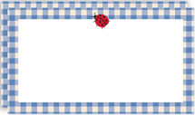 ladybug picnic Mini Note Cards