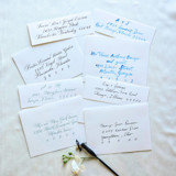 Custom Calligraphy Envelope Addressing- Calligraphy Services Only- Recipient Addressing with Return Address Envelopes