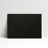 A7 Black Euro Flap Envelopes, Pack of 25 Envelopes