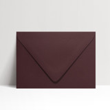 A7 Claret/Maroon Euro Flap Envelopes, Pack of 25 Envelopes