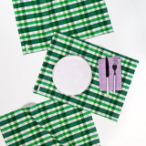 Josefina Plaid Handwoven Cotton Placemats, Set of 4 Placemats