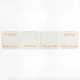Liquored Up Cocktail Napkins, Set of Four Napkins