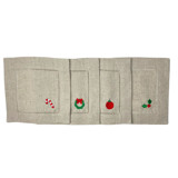 Christmas Icon Cocktail Napkins - Set of 4 Napkins