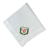 Custom Monogram Crest Dinner Napkin Napkins