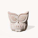 Handmade Terracotta Pot - Big Eye Owl Planters