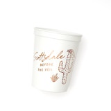 Scottsdale Before The Veil Cup Pack, Plastic Stadium Cup, Pack of 12 Paper and Plastic Cups