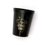 Vegas Before Vows Cup Pack, Plastic Stadium Cup, Pack of 12 Paper and Plastic Cups