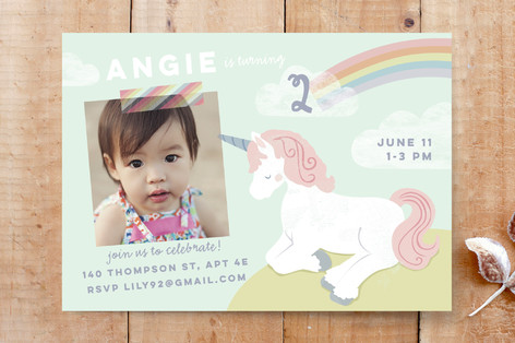 i believe in unicorns Custom Stationery