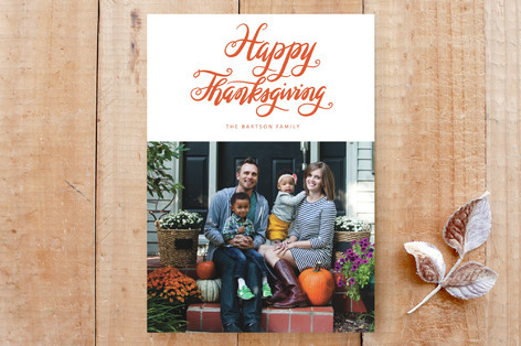 script thanksgiving Custom Stationery